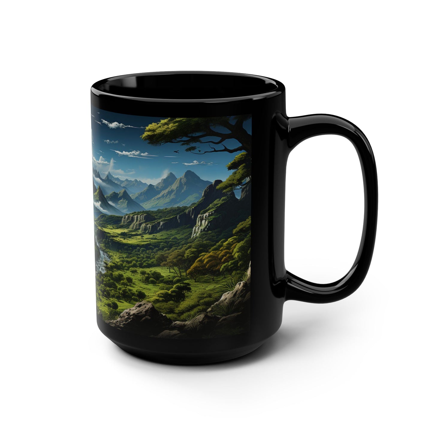 Black Mug, 15oz