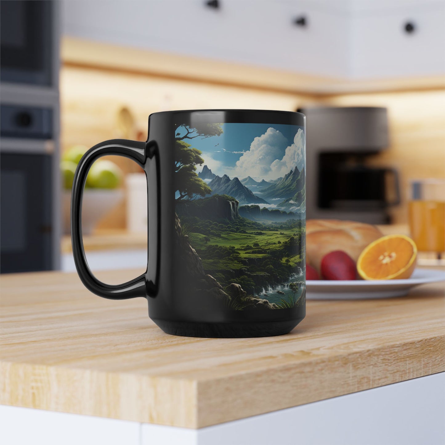 Black Mug, 15oz