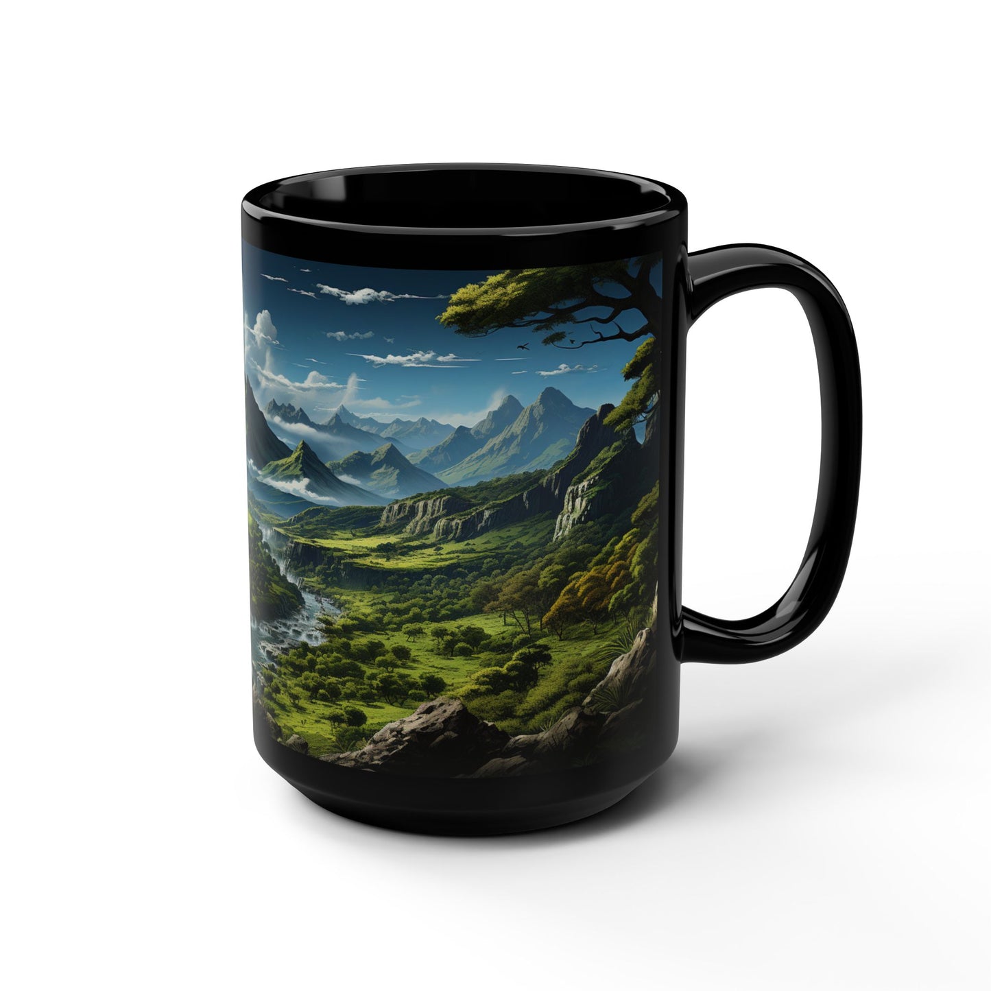 Black Mug, 15oz