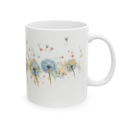 Whimsical Wishes: Custom Dandelion Mug 11oz