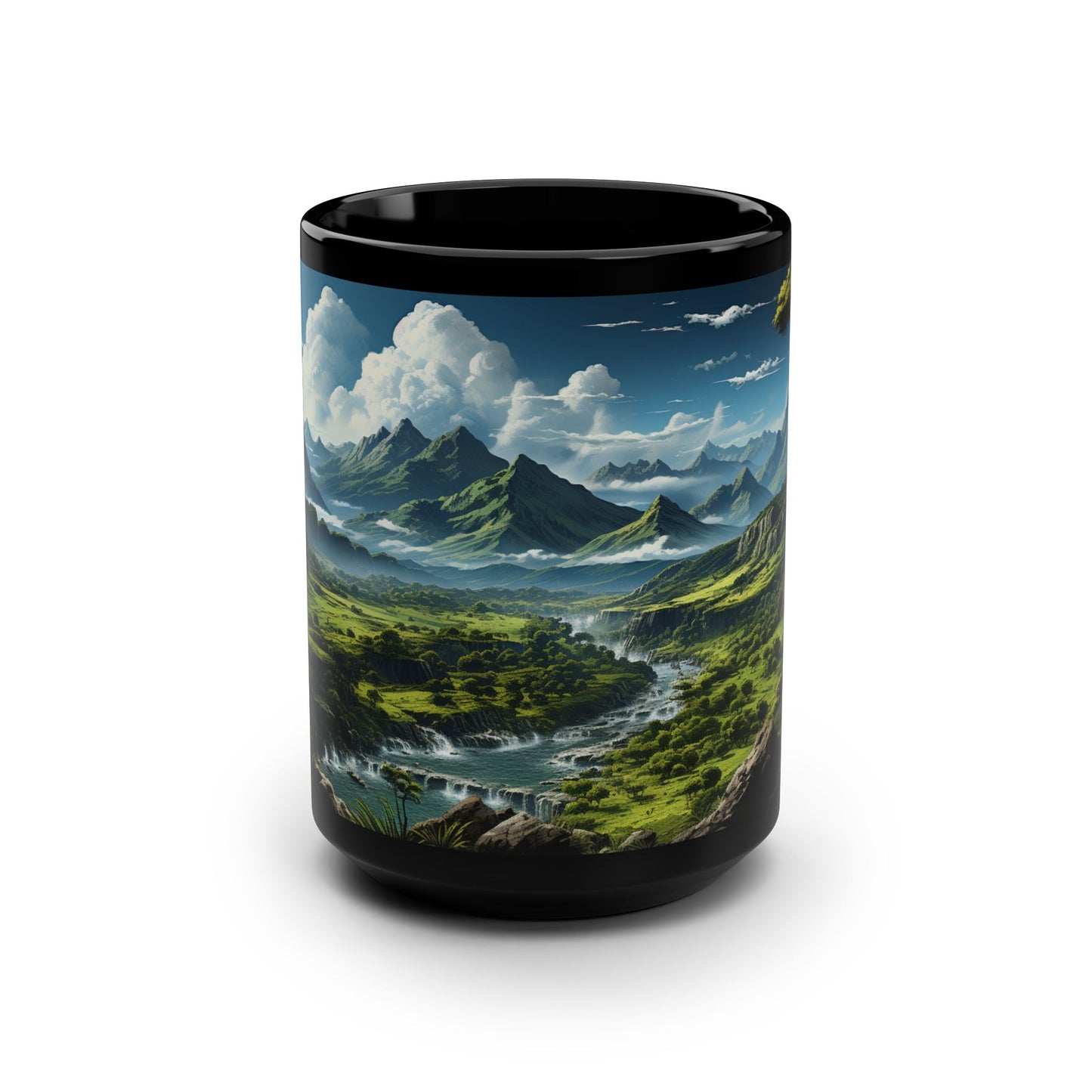 Black Mug, 15oz