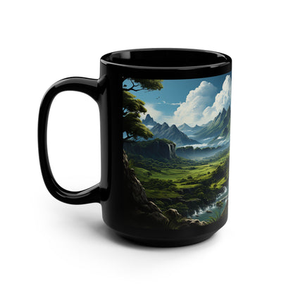 Black Mug, 15oz