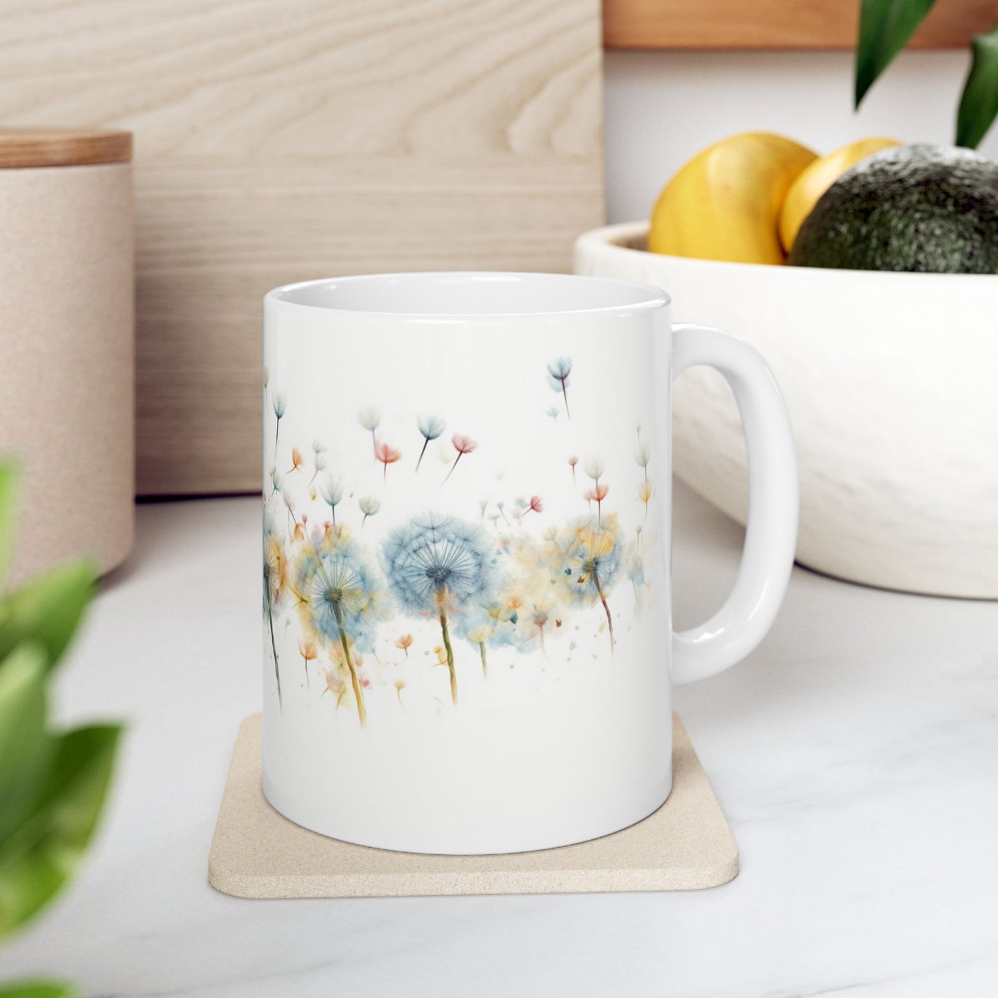 Whimsical Wishes: Custom Dandelion Mug 11oz