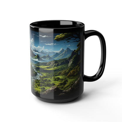 Black Mug, 15oz