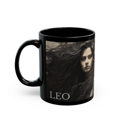 Leo Mug, Zodiac Mug, Lion Mug, Zodiac Sign Mug, Artistic Leo Mug, Horoscope Mug, Leo Strong Mug, Space Mug, Celestial Mug