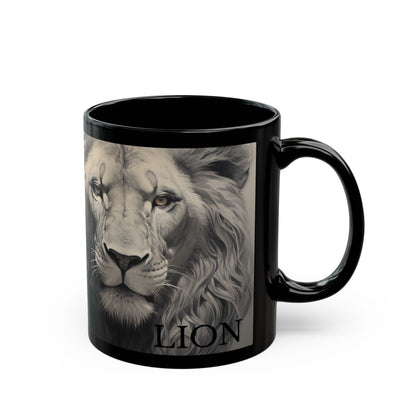 Leo Mug, Zodiac Mug, Lion Mug, Zodiac Sign Mug, Artistic Leo Mug, Horoscope Mug, Leo Strong Mug, Space Mug, Celestial Mug