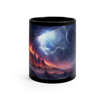 Cosmic Genesis: Witnessing the Birth of a Galaxy – Celestial Art Space Mug