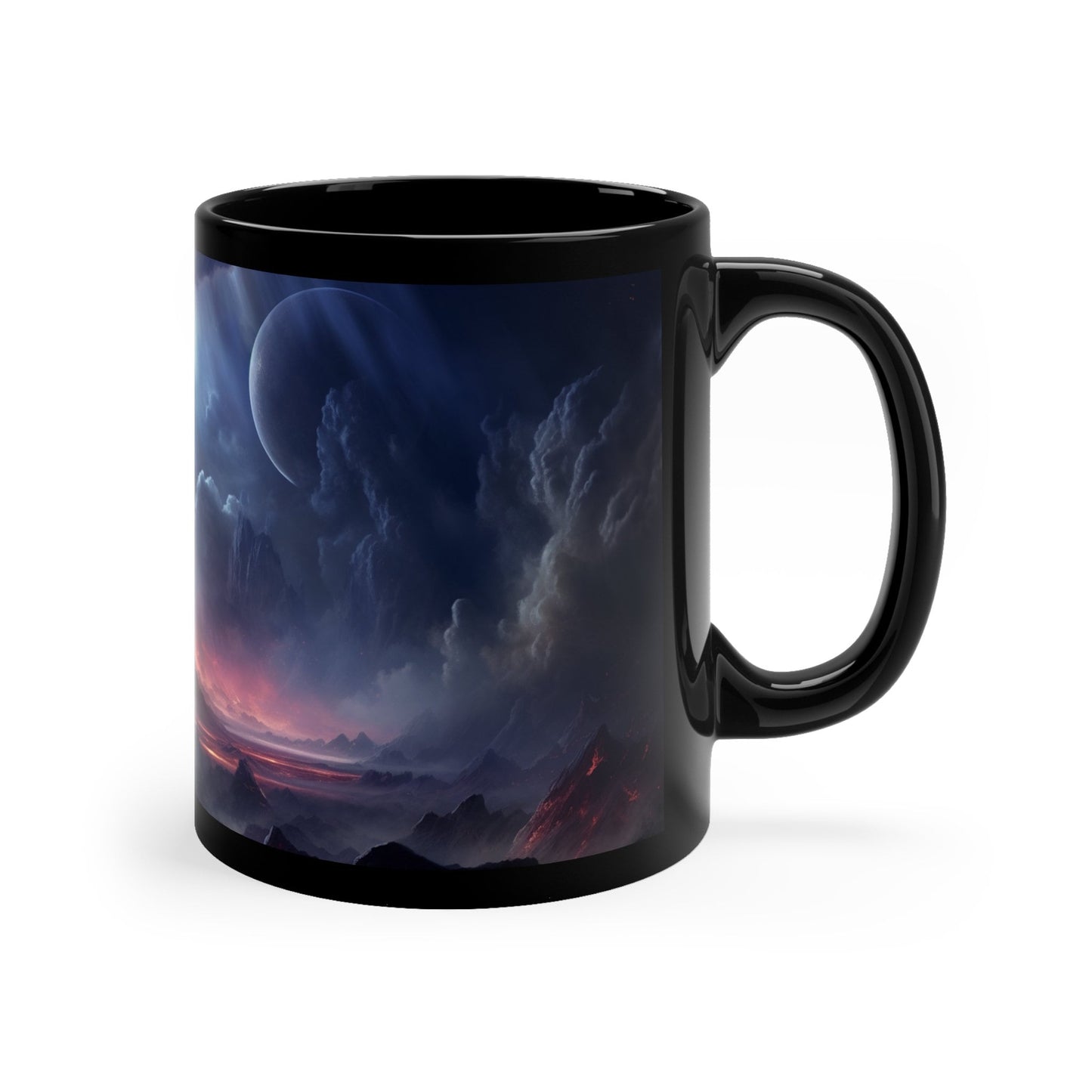 Cosmic Genesis: Witnessing the Birth of a Galaxy – Celestial Art Space Mug