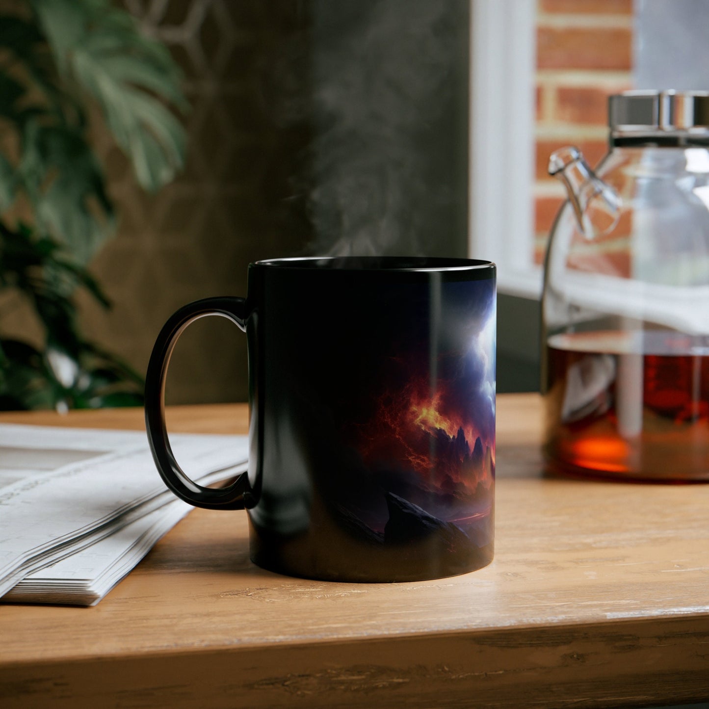 Cosmic Genesis: Witnessing the Birth of a Galaxy – Celestial Art Space Mug