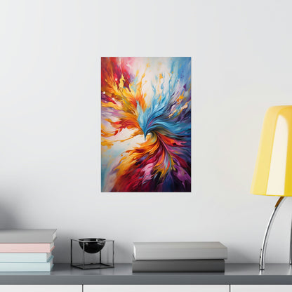 "Eternal Flow" Dynamic Abstract Art Print – Elegance in Motion