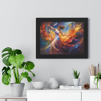 Flame of Passion – Bold and Vibrant Abstract Artwork