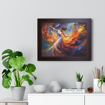 Flame of Passion – Bold and Vibrant Abstract Artwork