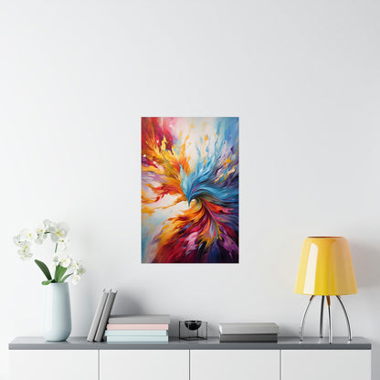 "Eternal Flow" Dynamic Abstract Art Print – Elegance in Motion