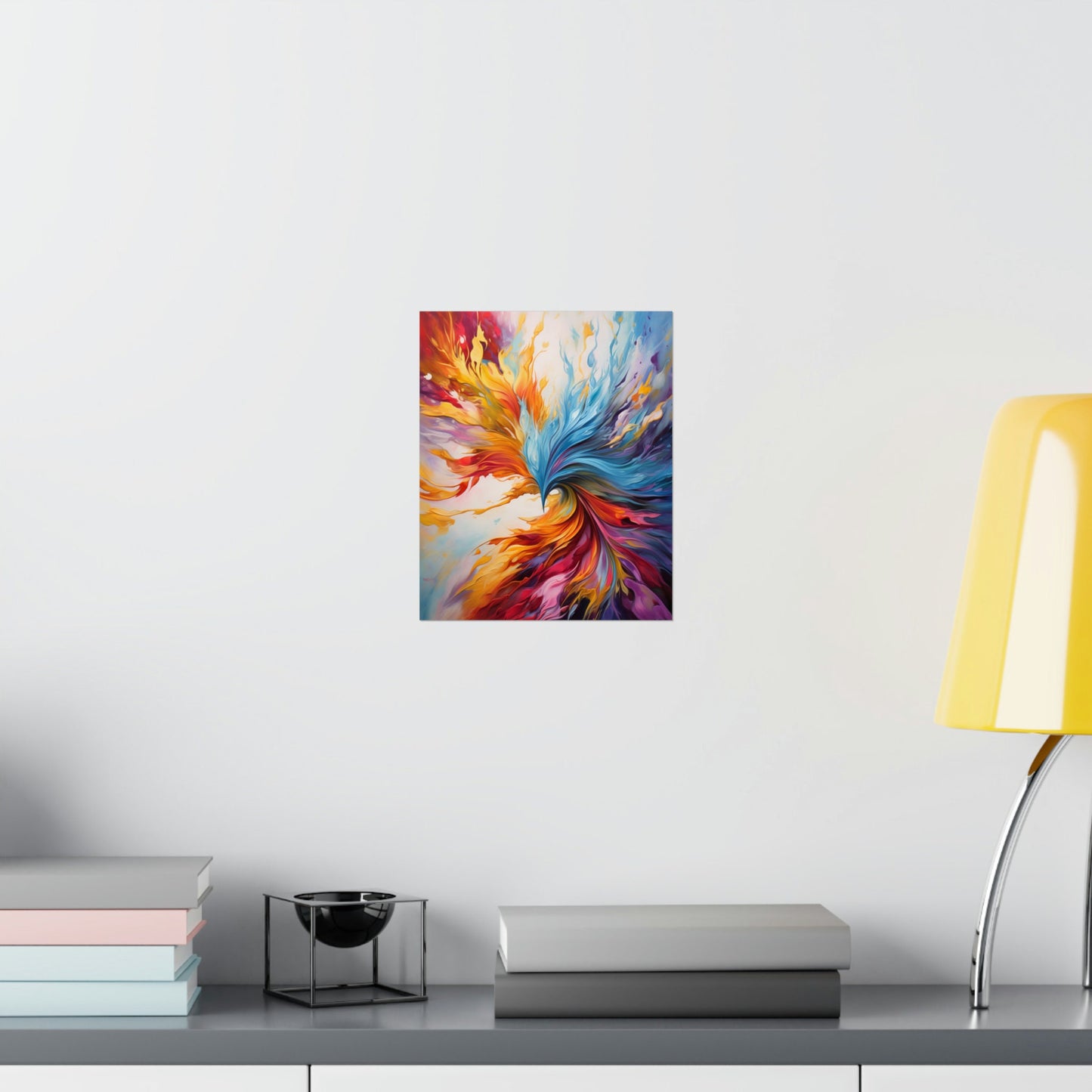 "Eternal Flow" Dynamic Abstract Art Print – Elegance in Motion