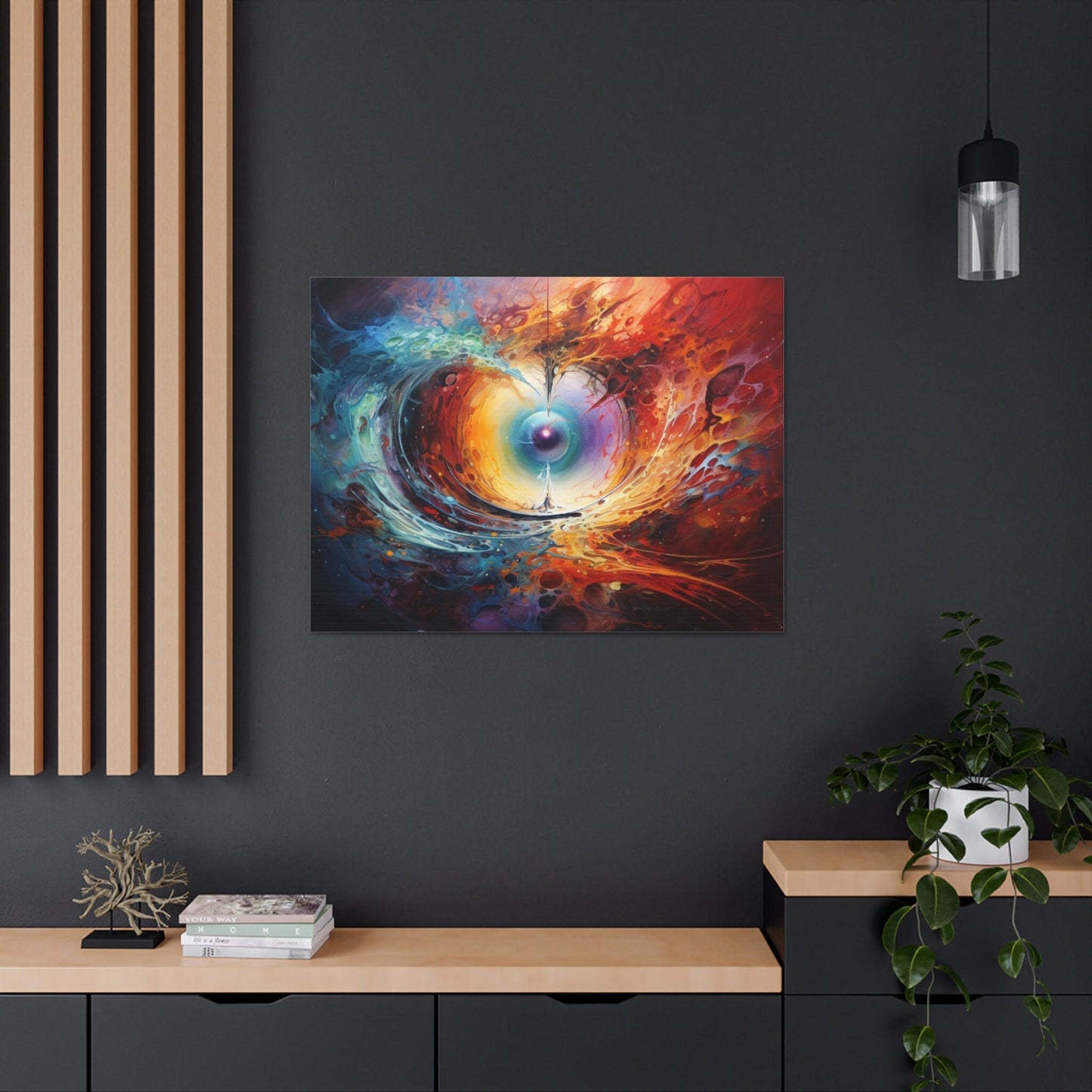 "Portal of Possibilities" Abstract Canvas Wall Art