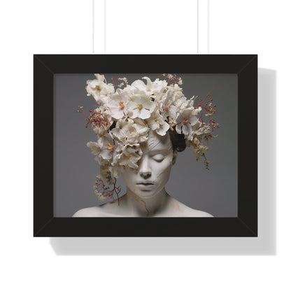 Blossom Reverie: A Fusion of Nature and Elegance – Framed Artwork