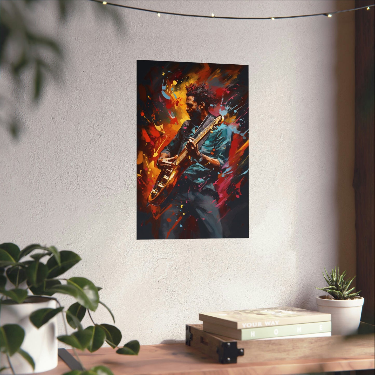 "Resonance in Motion" Vibrant Sound and Energy Art Print