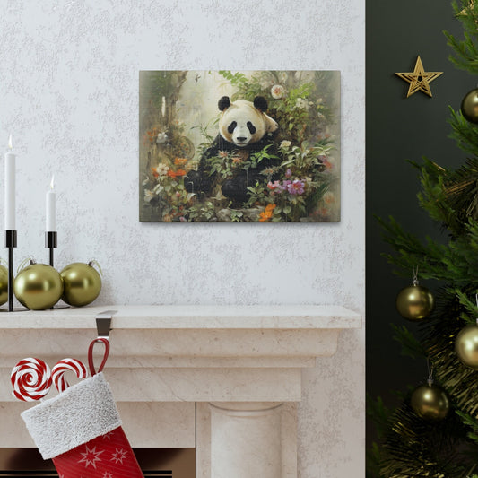 Peaceful Pandas: A Canvas of Harmony – Captivating Panda Art on Premium Canvas