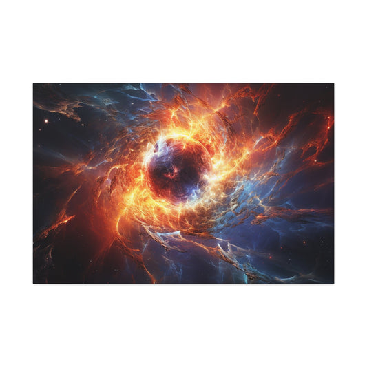 "Supernova Radiance" Framed Horizontal Poster