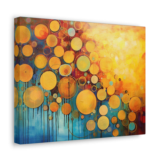 Golden Glow – Radiant Abstract Art for a Warm and Vibrant Touch