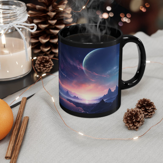 Cosmic Voyage: 4K Cinematic Milky Way Space Mug – Futuristic Cosmic Art