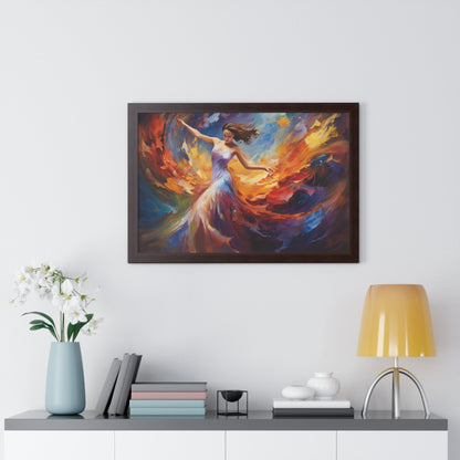 Flame of Passion – Bold and Vibrant Abstract Artwork