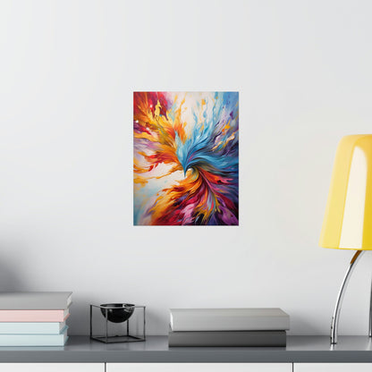 "Eternal Flow" Dynamic Abstract Art Print – Elegance in Motion