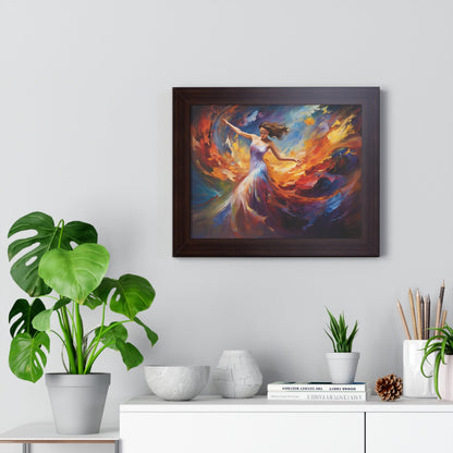 Flame of Passion – Bold and Vibrant Abstract Artwork