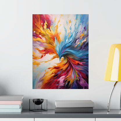 "Eternal Flow" Dynamic Abstract Art Print – Elegance in Motion