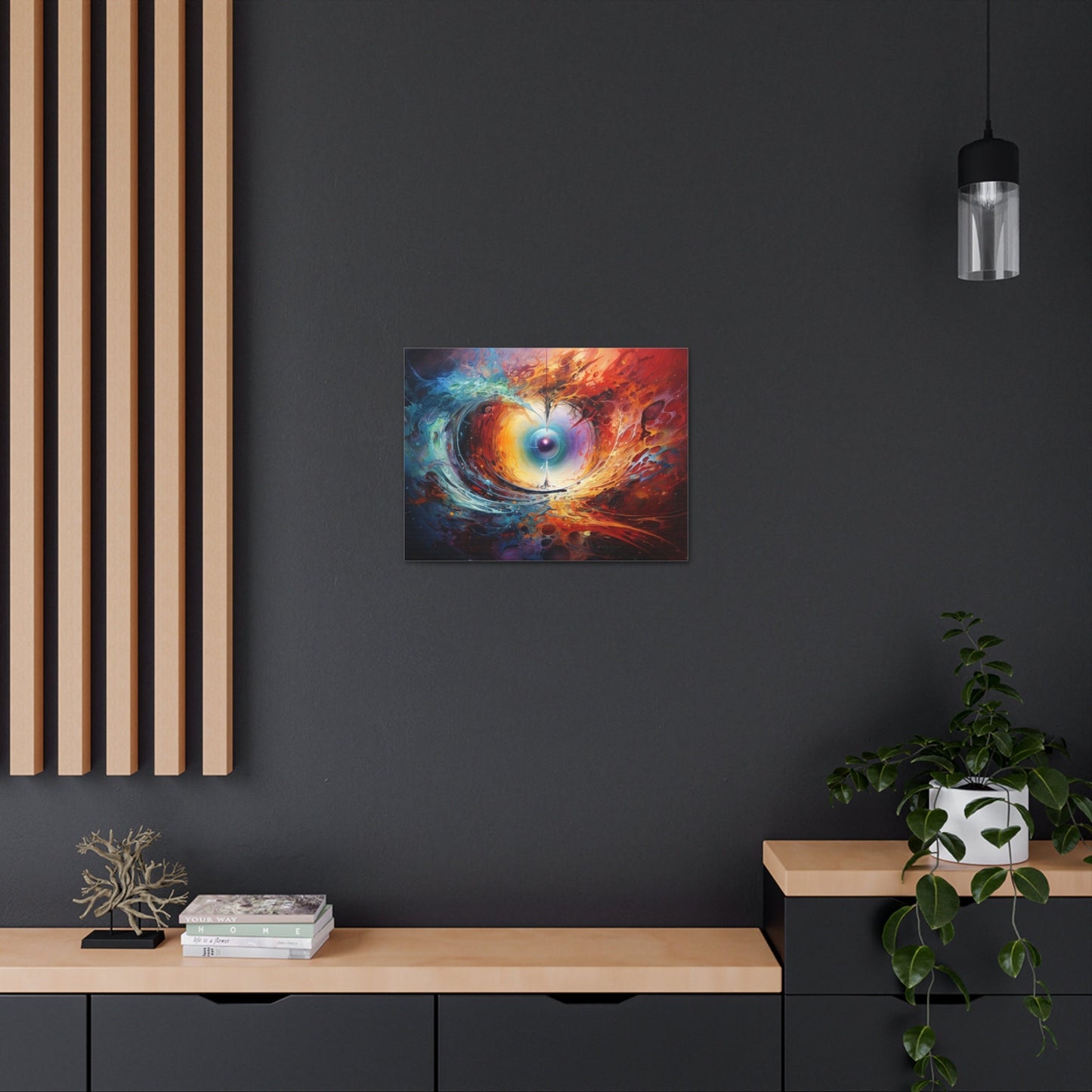 "Portal of Possibilities" Abstract Canvas Wall Art