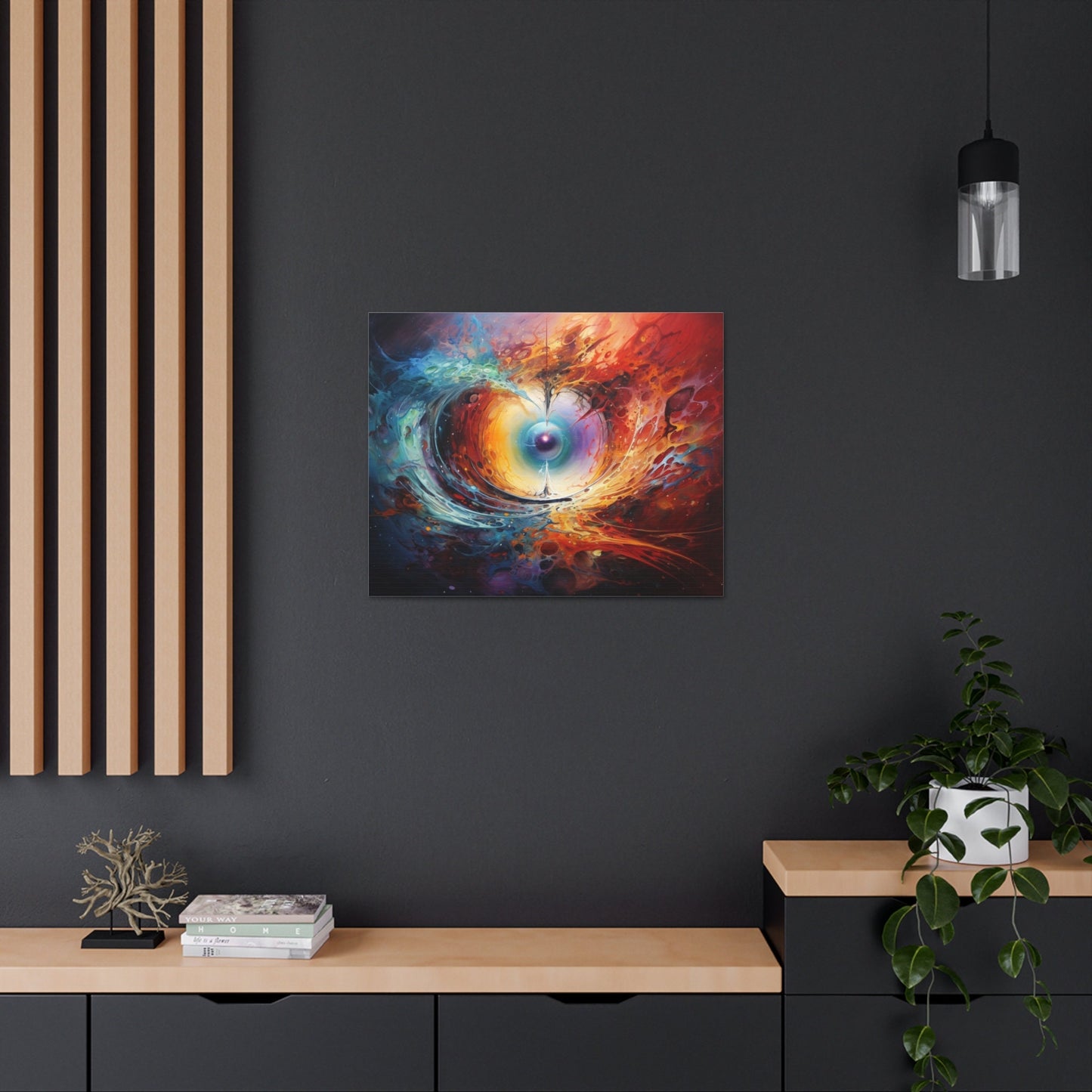 "Portal of Possibilities" Abstract Canvas Wall Art