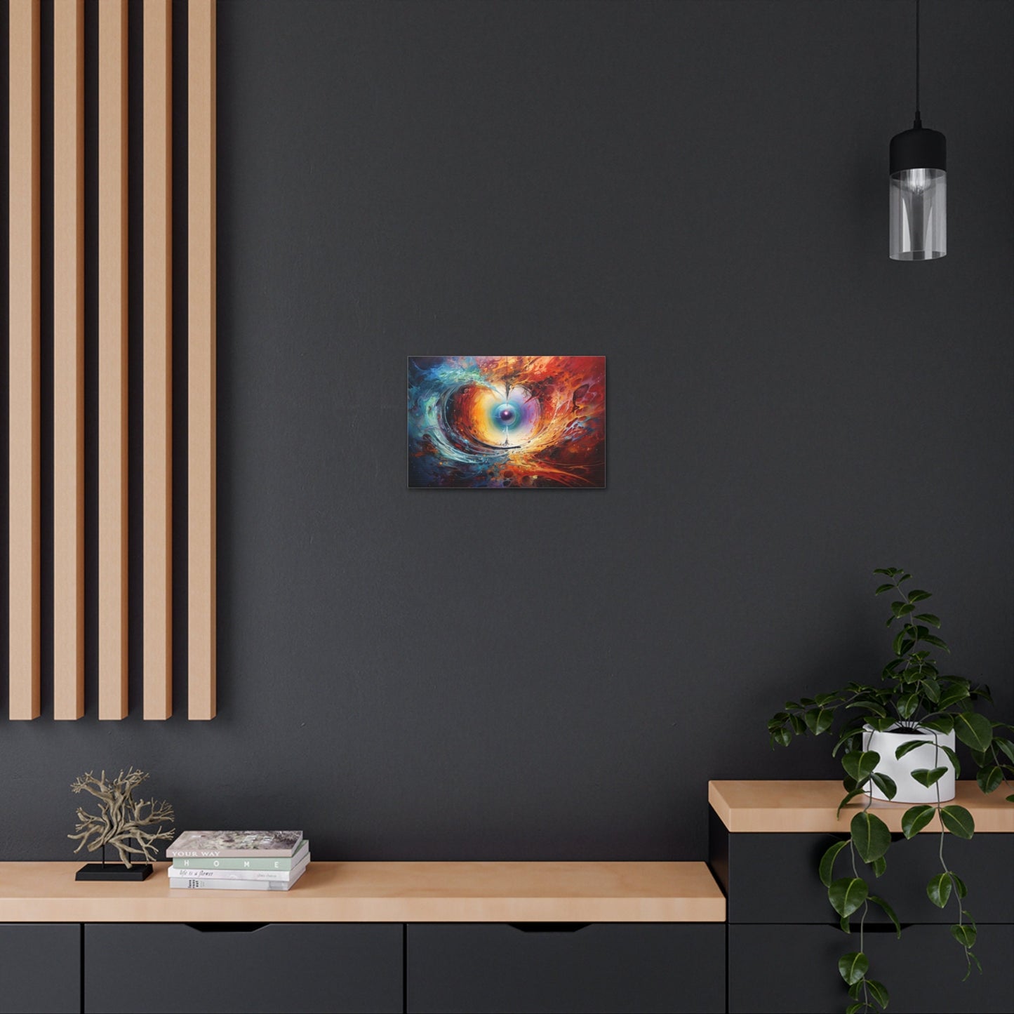 "Portal of Possibilities" Abstract Canvas Wall Art