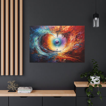 "Portal of Possibilities" Abstract Canvas Wall Art