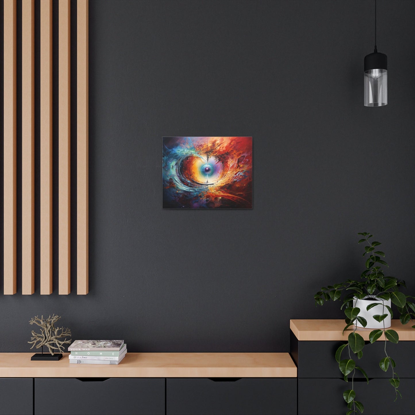 "Portal of Possibilities" Abstract Canvas Wall Art