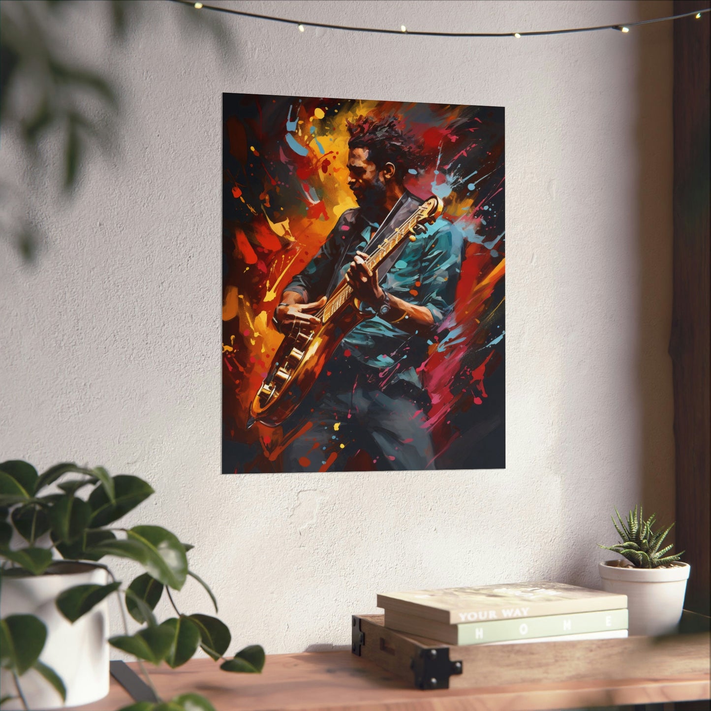 "Resonance in Motion" Vibrant Sound and Energy Art Print