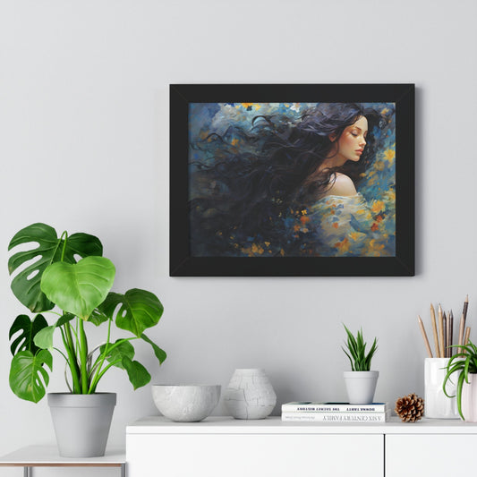 Ethereal Whispers – Framed Artwork for Elegant and Serene Home Decor