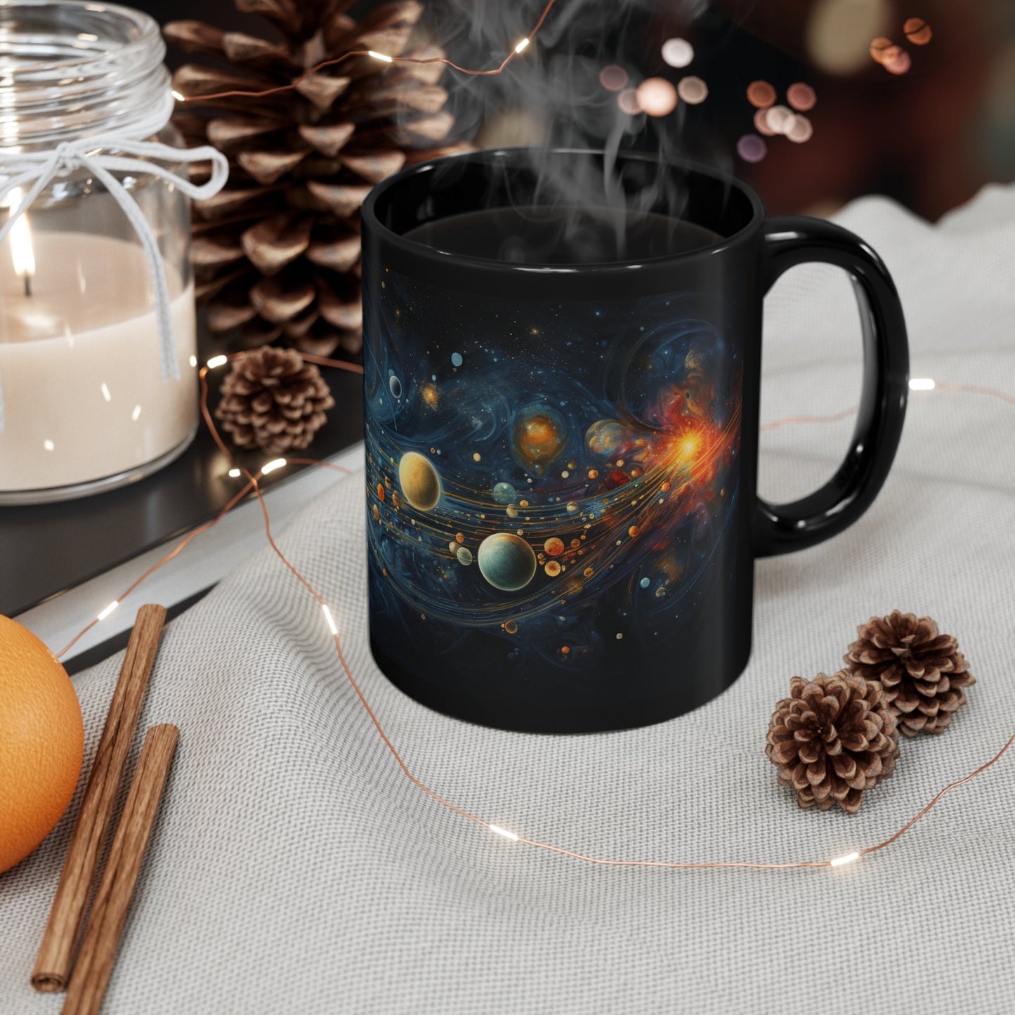 Galaxy Mug – Abstract Space Art Coffee Cup for Cosmic Enthusiasts