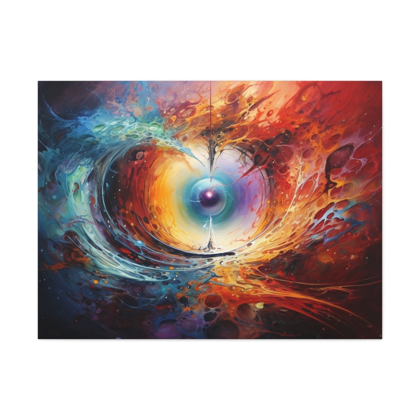 "Portal of Possibilities" Abstract Canvas Wall Art